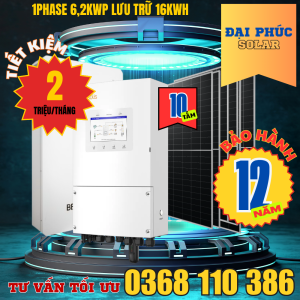 lắp đặt điện mặt trời 1 phase